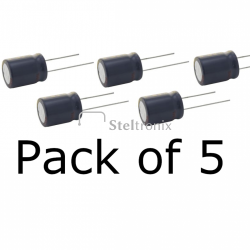 Electrolytic Capacitor 6800 uF 16V FK Series 5000 hours @ 105°C  Pack Of 5 - Capacitors