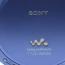 Sony Walkman D-E220 Portable CD Player Blue N