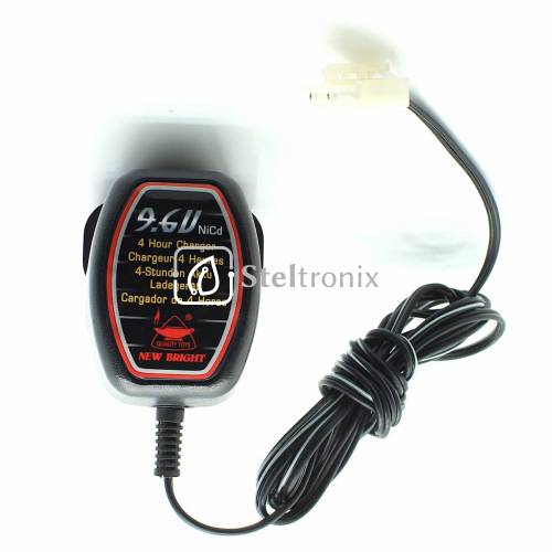 New Bright 9.6V NiCd A485100733 Vehicle Battery Charger - Chargers