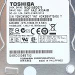 Toshiba MQ01ABD075 2.5 Hard Disk HDD 5400 RPM 750 GB