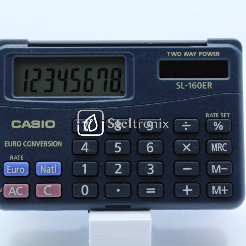 Casio Two Way Power Euro Conversion SL-160ER Calculator - Calculators